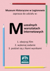 Plakat - Muzealne Warsztaty Internetowe