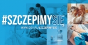 Grafika promująca akcję #szczepimysię