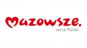 Logo z napisem: Mazowsze serce Polski.
