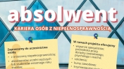 Grafika promująca projekt - Droga do wymarzonej pracy dla absolwenta z niepełnosprawnością