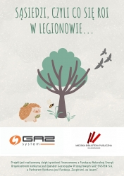Na grafice napis - sąsiedzi, czyli co się roi w Legionowie