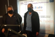 Na zdjęciu członkowie stowarzyszenia. Cezaru Usik i Wojciech Kochan