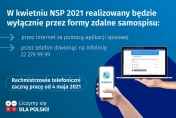 Grafika z informacją o samospisie spisu powszechnego.