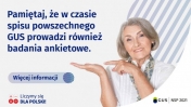 GUS, Seniorka zachęca do spisu i badania