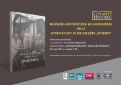 Grafika z zaproszeniem na spotkanie z dr. Arturem Bojarskim, autorem książki 'Andrzej Paszkowski i dzieje willi Kozłówka'.
