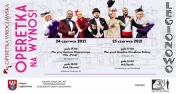 Grafika promująca imprtezę o nazwie - Operetka na wynos!