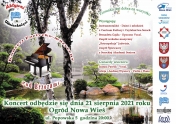 Plakat promujący koncert Pod Brzozami