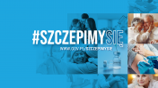 Na grafice napis: Szczepimy się