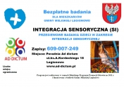 Grafika promująca badania w zakresie integracji sensorycznej