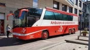 Autobus przy Urzędzie Miasta Legionowo