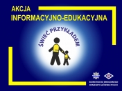 Plakat promujący akcję świeć przykładem