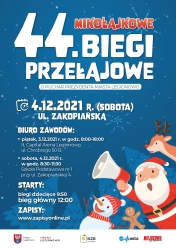 Plakat promujący 44. Biegi Przełajowe o Puchar Prezydenta Miasta Legionowo