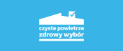 Grafika promująca program Czyste Powietrze - zdrowy wybór
