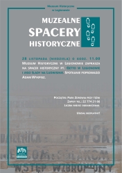 Plakat promujący spacer historyczny