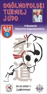 Plakat - Ogólnopolski II Memoriał Wojciecha Augustynowicza w Judo