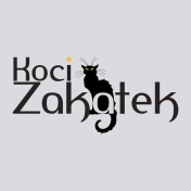 Logo z napisem: Koci Zakątek