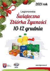 Grafika promująca świąteczną zbiórkę żywności