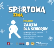 Grafika promująca zajęcia dla seniorów
