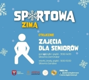 Grafika promująca zajęcia dla seniorów