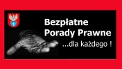 Wyciągnięta dłoń i napis: Bezpłatne porady prawne dla każdego