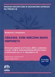 Plakat reklamujący prelekcję, treść w artykule