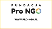 Napis: Fundacja PRO NGO