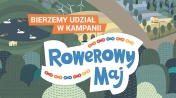 Grafika promująca Rowerowy Maj