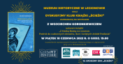 Plakat promujący spotkanie z Wojciechem Koronkiewiczem