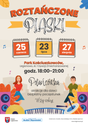 Plakat promujący wydarzenie - Roztańczone Piaski