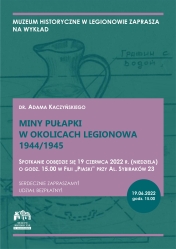 Plakat promujący wykład historyczny