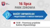 Grafika promująca spotkanie w ramach budżetu obywatelskiego