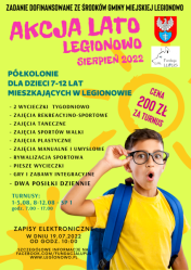 Grafika promująca półkolonie