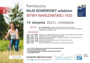 Plakat promujący rajd patriotyczny