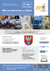 Plakat akcji - NIE nowotworom u dzieci