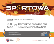Grafika informująca o zajęciach w ramach Sportowej Jesieni