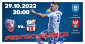 Grafika promująca mecz piłki ręcznej