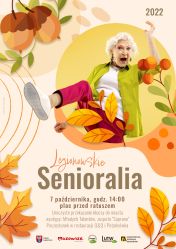 Plakat promujący Legionowskie Senioralia 2022