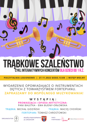 Plakat promujący Trąbkowe szaleństwo