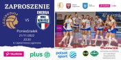 Grafika promująca mecz IŁ Capital Legionovia Legionowo - Energa MKS Kalisz