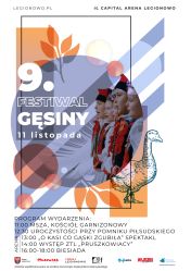 Plakat promujący 9. Festiwal Gęsiny 2022
