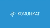 Grafika z napisem - Komunikat