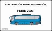 Grafika informująca o wykazie punktów kontroli