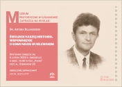 Plakat promujący wykład o Edmundzie Kuklewskim