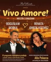Plakat promujący Wieczór z Gwiazdami 'Vivo Amore'