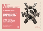Grafika promująca wykład - Działalność Wydziału Wojskowej Służby Wewnętrznej 1. WDZ