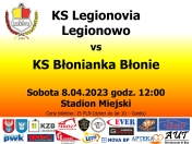 Plakat informujący o meczu