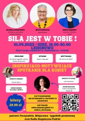 Plakat promujący wydarzenie - Siła jest w Tobie!
