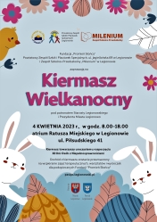 Plakat Kiermaszu Wielkanocnego w Legionowie 2023