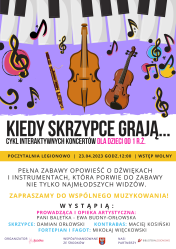 Plakat promujący cykl - Mała filharmonia