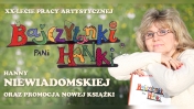 Grafika informująca o 20-leciu pracy artystycznej Hanny Niewiadomskiej